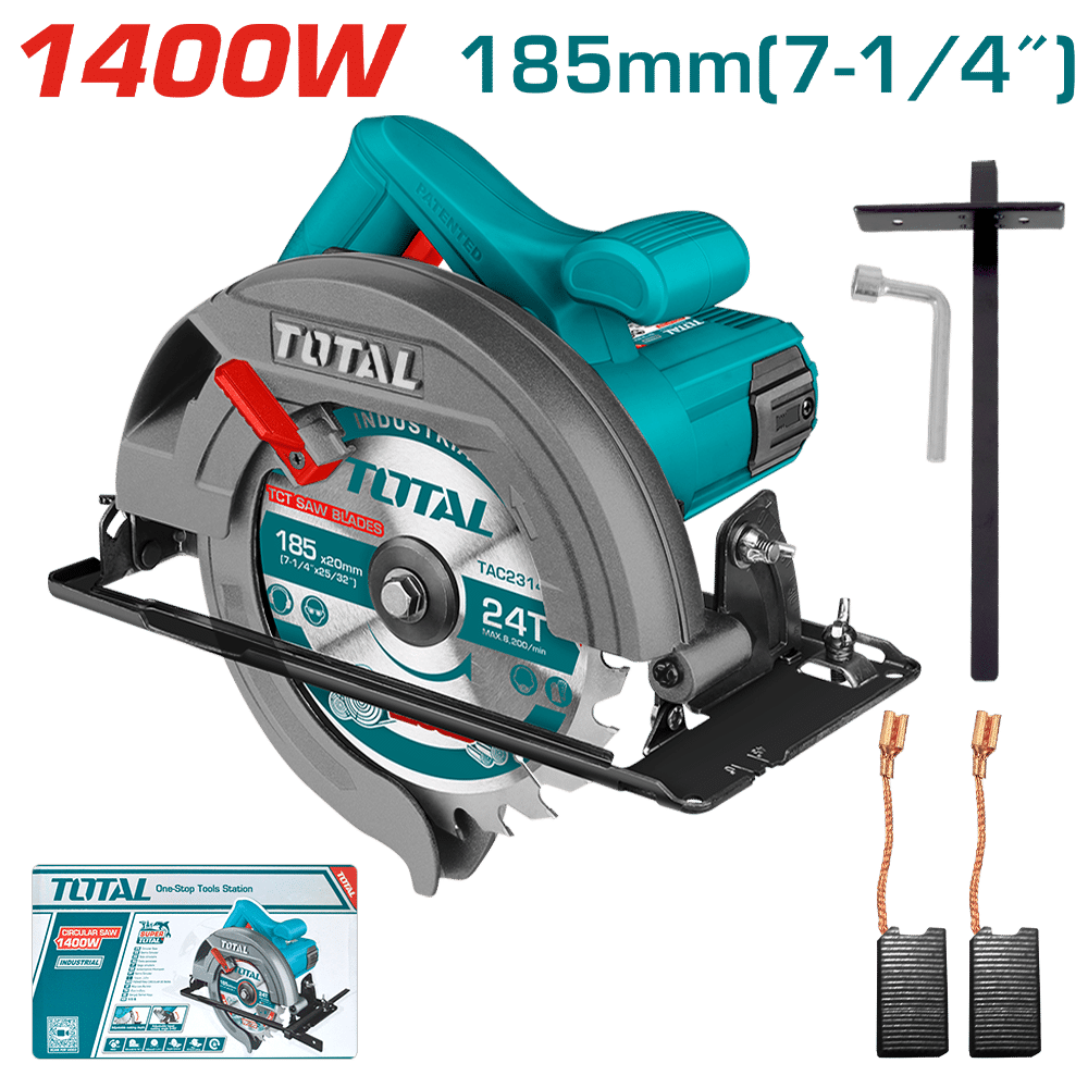 SIERRA CIRCULAR 1400W 4800RPM 185X20MM INDUSTRIAL