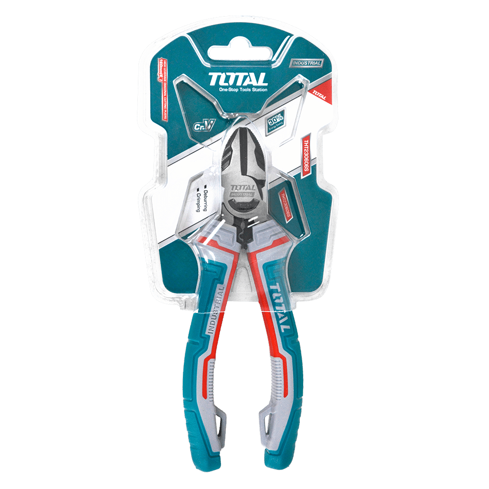 ALICATE CORTE DIAGONAL ALTO APALANCAMINTO 6'' 160MM CR-V / TPR MEJ:30% INDUSTRIAL