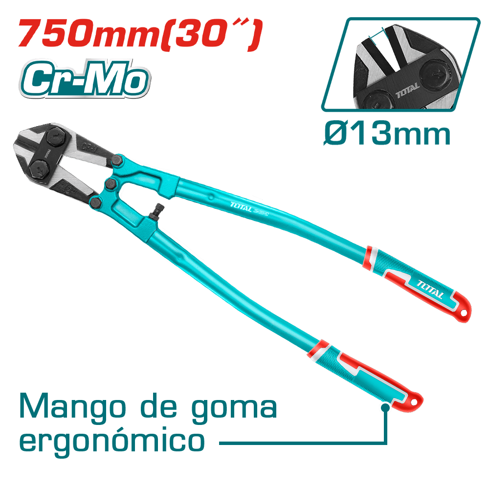 CIZALLA 30" HOJA CR.V 13MM CR-MO MANGO DE GOMA INDUSTRIAL