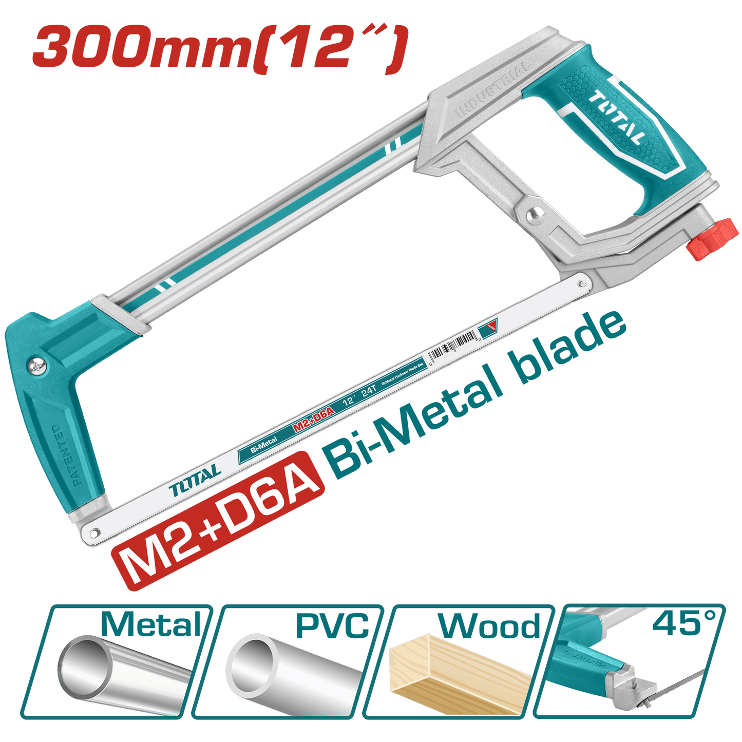 ARCO DE SIERRA 300MM 12'' DISEÑO ÚNICO AL INDUSTRIAL
