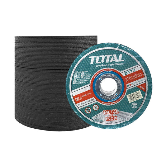 SET DISCOS ABRASIVO/CORTE P/METAL 115X1.0X22.2MM 100PZS ULTRA DELGADO