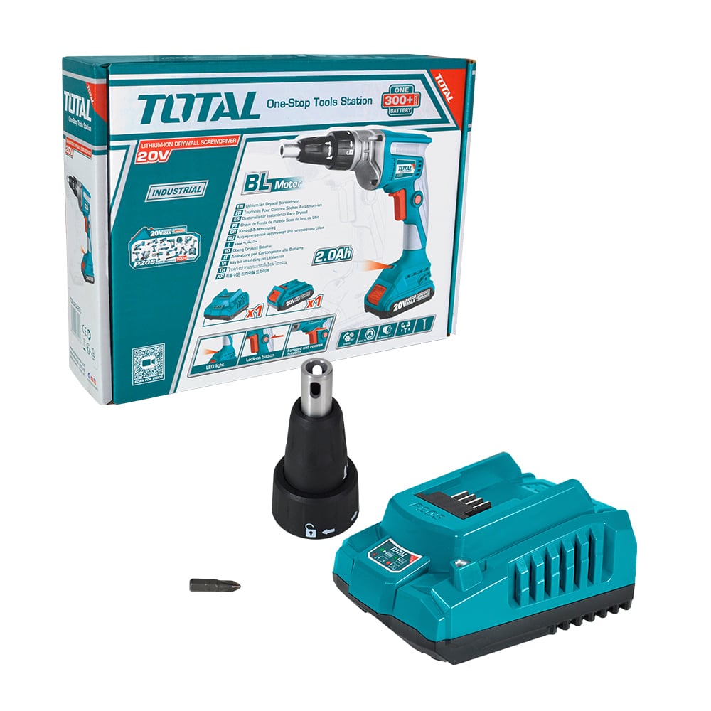 ATORNILLADOR DRYWALL P20S 20V 1/4 HEX 30NM 0-42000RPM 4.2MM 1X2.0AH INDUSTRIAL