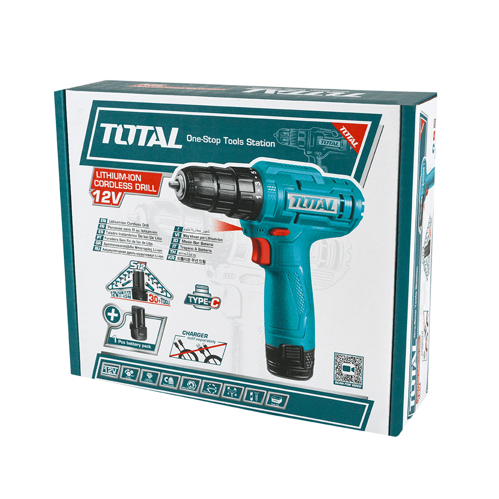 TALADRO 12V S12 20NM 0.8-10MM 0-750RPM 1X1.5AH TIPO C