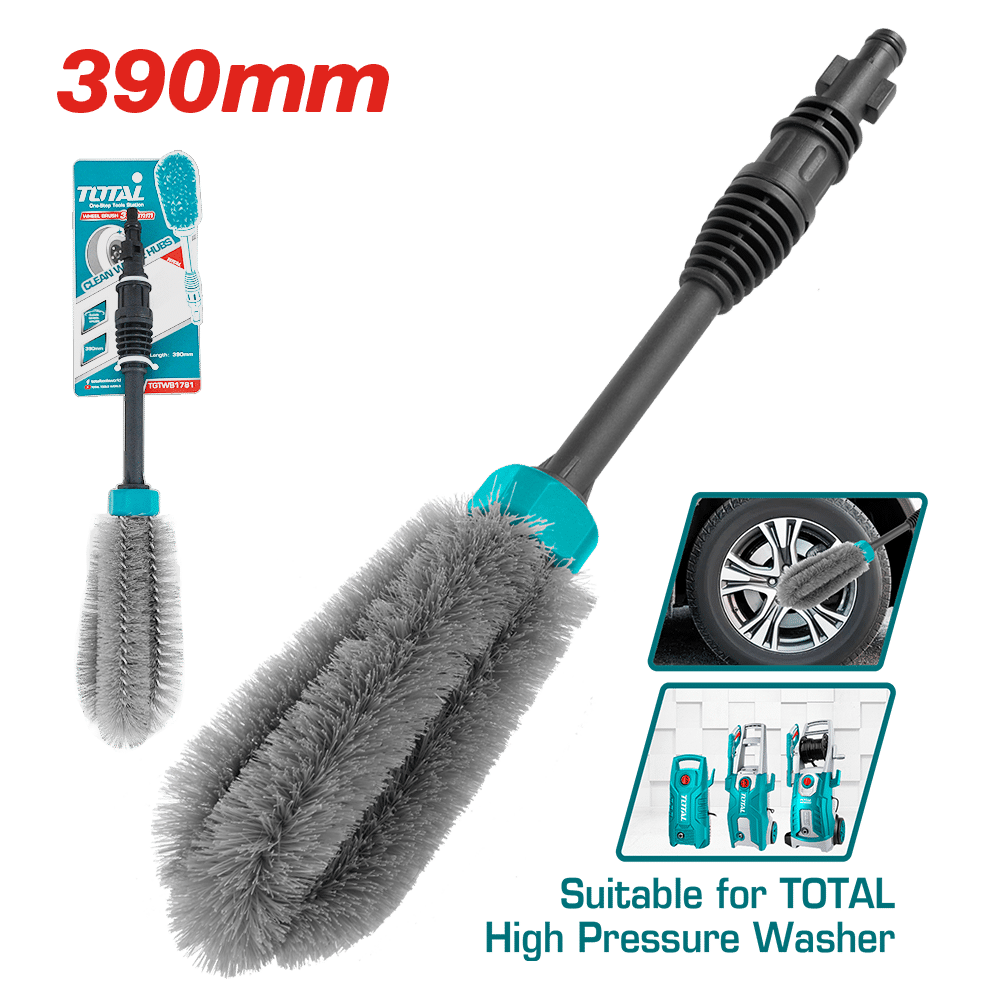 ESCOBILLA PARA LAVADORA A PRESION 390MM LIMPIEZA DE LLANTAS