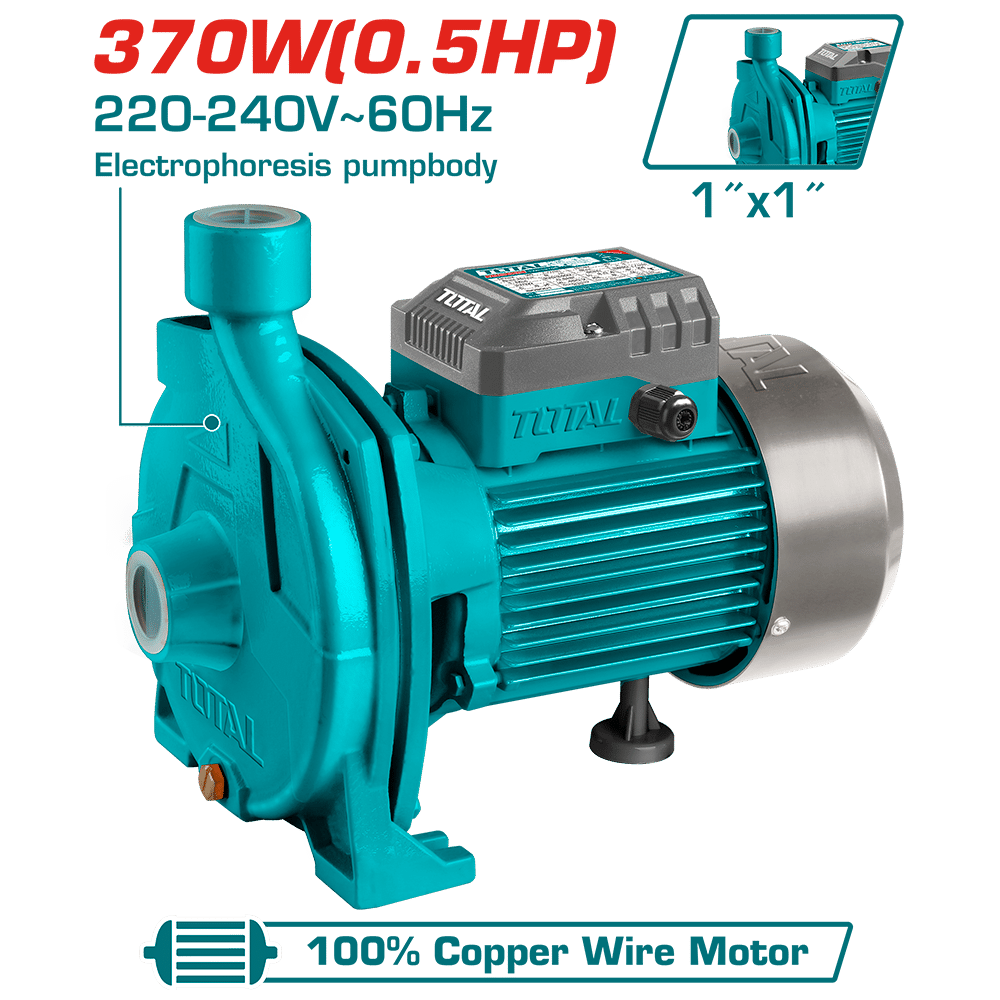 BOMBA DE AGUA CENTRIFUGA 0.5HP 18M 80L/MIN 1X1