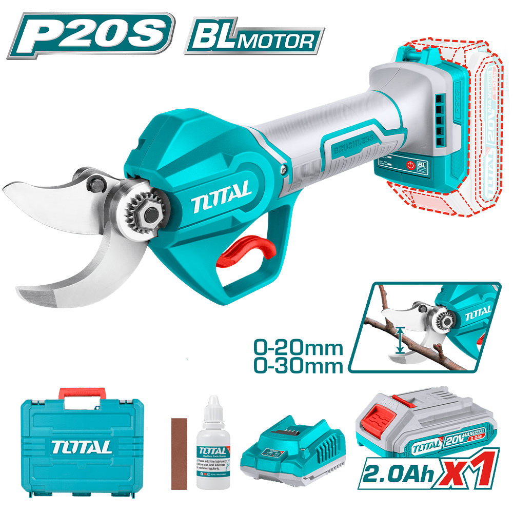 TIJERA LI-ION 20V P20S CORTE 20-30MM BRUSHLESS 1X2.0AH MALETIN