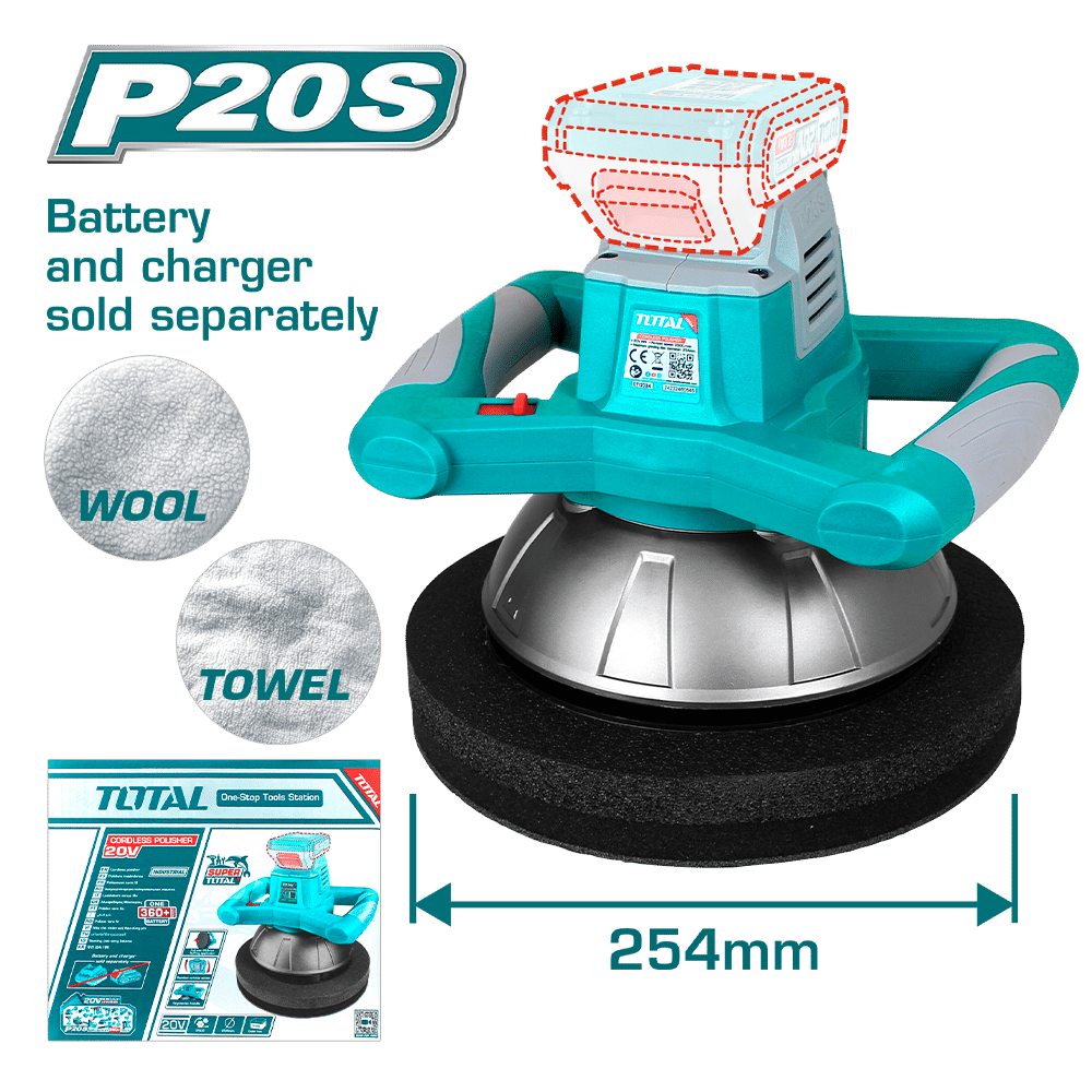 PULIDORA 254MM 20V 2500RPM INDUSTRIAL
