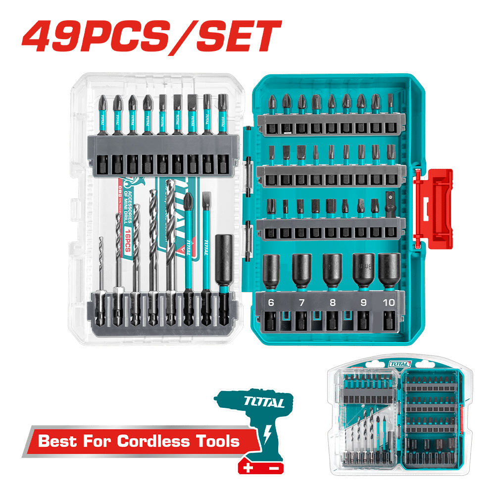 SET DE PUNTAS PARA DESTORNILLADOR DE IMPACTO 49PZS INDUSTRIAL