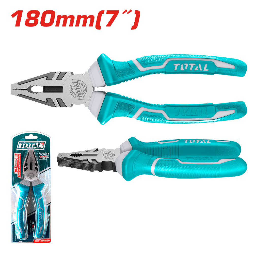 ALICATE DE COMBINACION 7'' 180MM PULIDO Y ANTIOXIDO