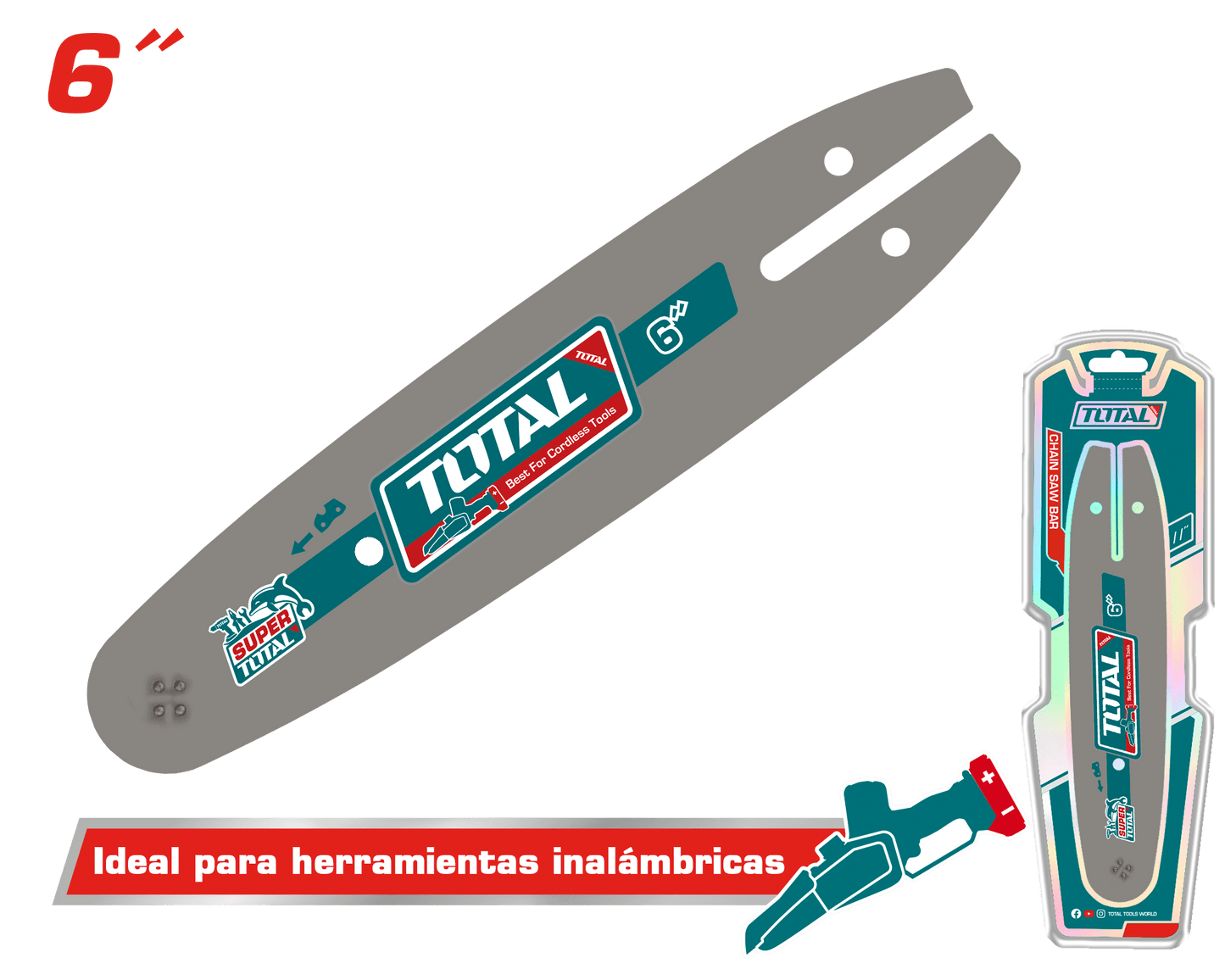 ESPADA 06PULG P/SIERRA DE CADENA INALÁMBRICA INDUSTRIAL