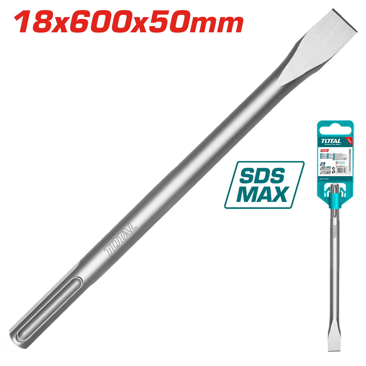 CINCEL SDS MAX 18X600X50MM PLANO INDUSTRIAL