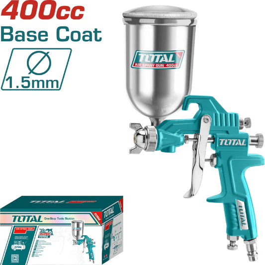 AEROGRAFO D/GRAVEDAD 400CC 1.5MM PATRON 180-250MM CONSUMO 6.0CFM
