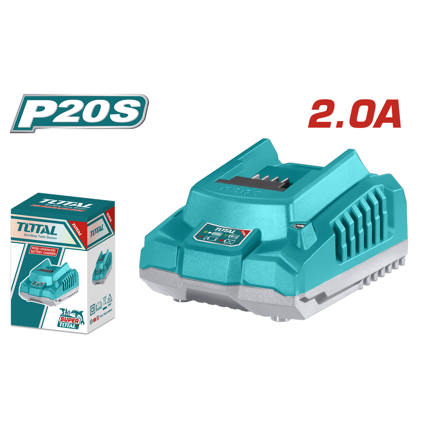 CARGADOR INTELIGENTE 2.0A 20V P20S INDUSTRIAL