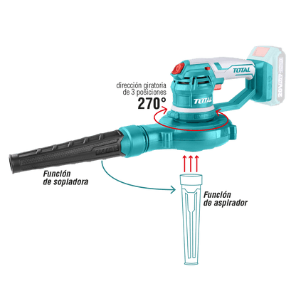 SOPLADORA LI-ION 20V 2.7M3/MIN 17000/MIN