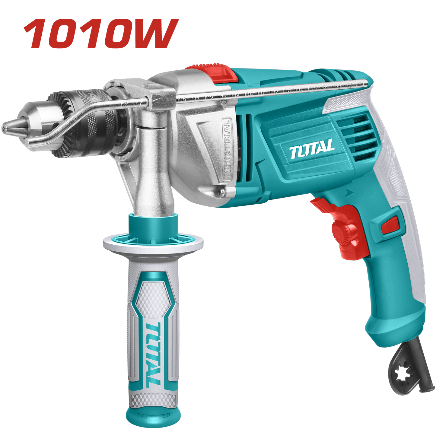 TALADRO PERCUTOR 1010W 13MM 0-2800RPM VEL. VARIABLE INDUSTRIAL