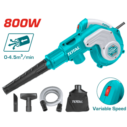 SOPLADORA 220V 800W 15000RPM 3.5M3/MIN FULL INDUSTRIAL