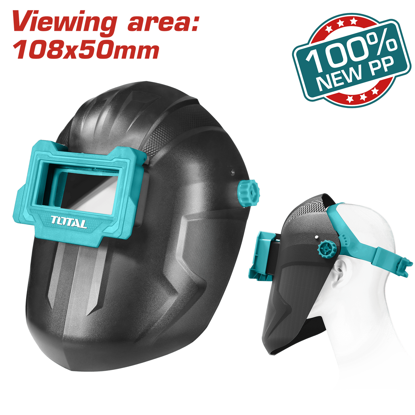 CARETA P/SOLDAR 100% PP 108X50CM CON PROTECTOR