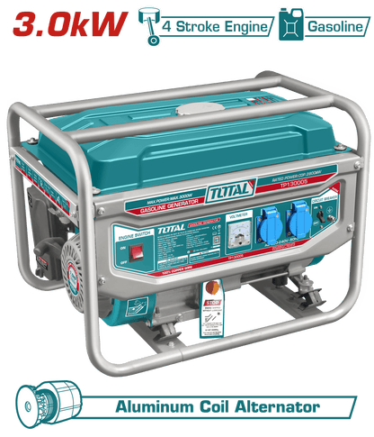 GENERADOR GASOLINERO 220-240 3.0KW 4 TIEMPOS OHV
