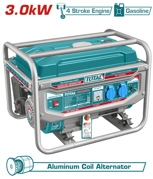 GENERADOR GASOLINERO 220-240 3.0KW 4 TIEMPOS OHV
