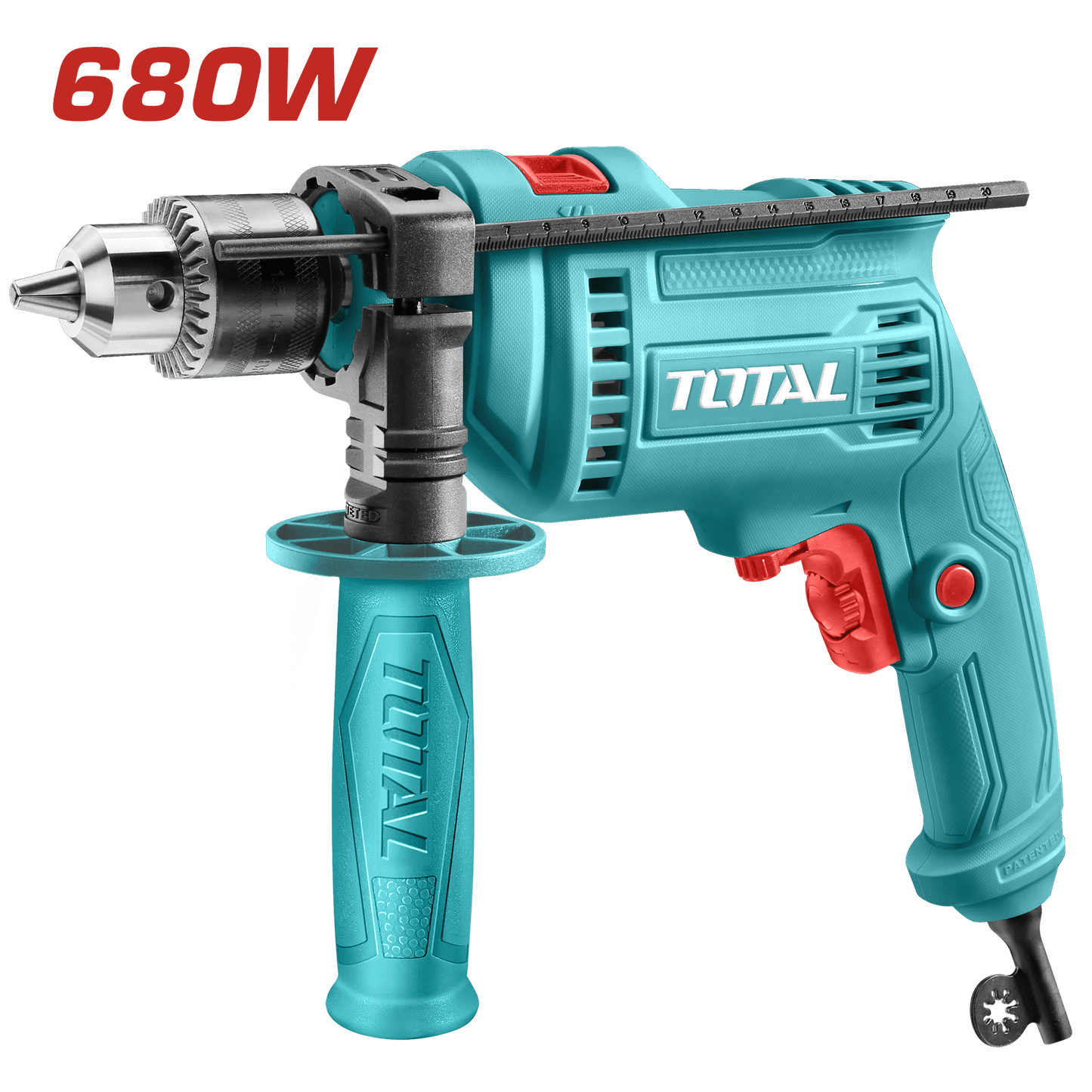 TALADRO PERCUTOR 680W 13MM 0-3000RPM