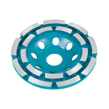 DISCO DIAMANTADO COPA DOBLE FILA DESBASTE 4.5'' (115X22.22MM) HUMEDO