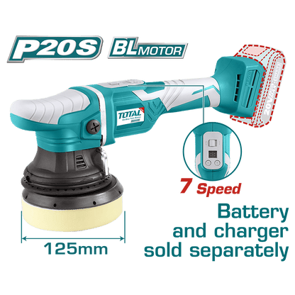 PULIDORA ANGULAR LI-ION 20V 125MM 4800RPM BRUSHLESS INDUSTRIAL