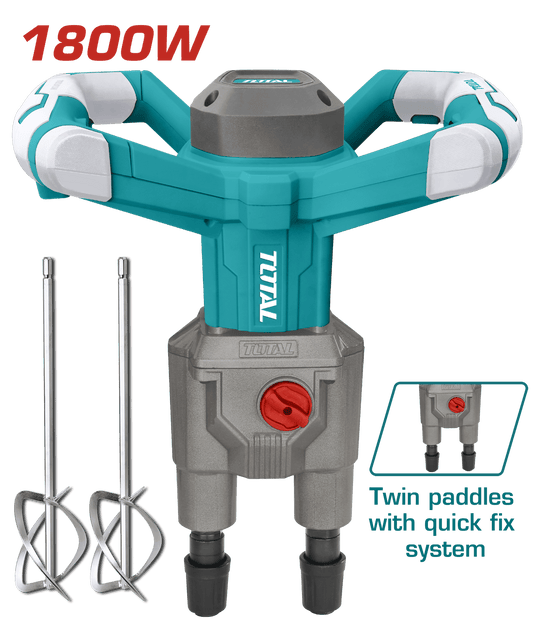 MEZCLADORA DOBLE PALETA 1800W 650RPM HEX13 INDUSTRIAL