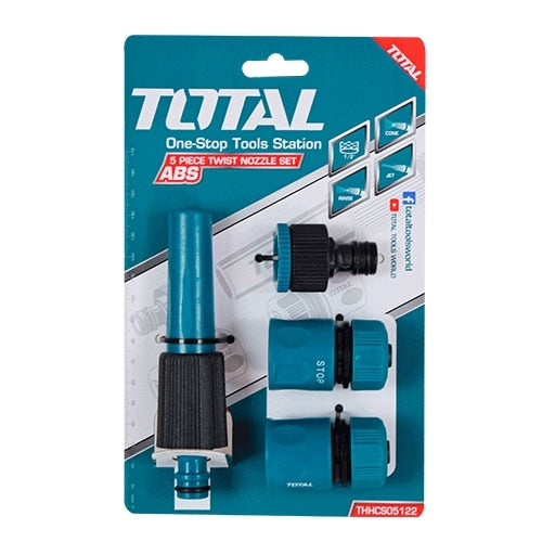 SET DE BOQUILLA Y CONECTORES PARA HIDROLAVADORA BLISTER 5 PZS