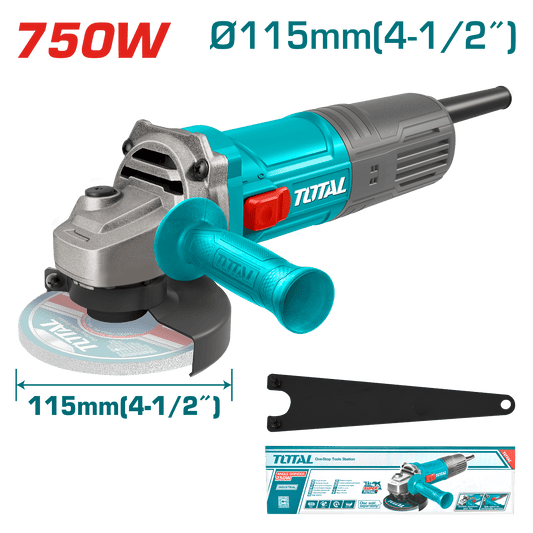 AMOLADORA ANGULAR 4.5'' 115mm M14 750W SUPER SELECT INDUSTRIAL