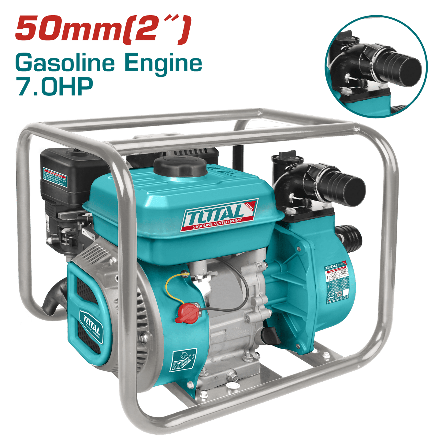 MOTOBOMBA GASOLINERA 2 PULG 7.0HP 550L/MIN MAX 28M INDUSTRIAL