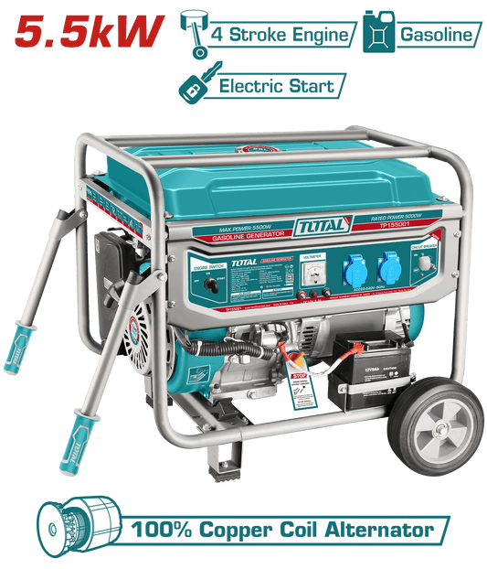 GENERADOR GASOLINERO 5.5KW 4 TIEMPOS OHV ENCENDIDO ELECTRICO