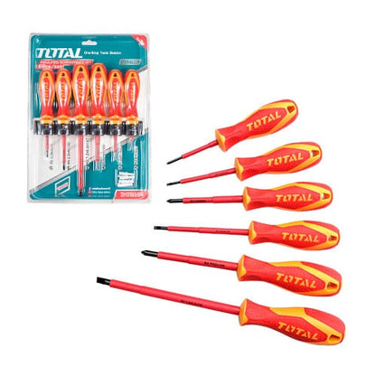 SET DE DESTORNILLADORES 6 PZS AISLADO 1000V VDE+GS INDUSTRIAL