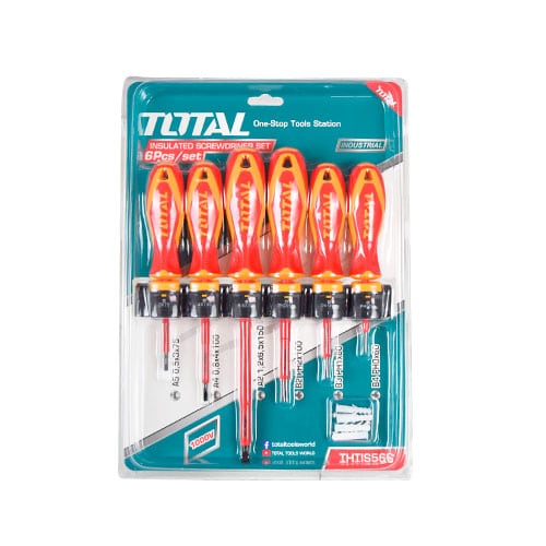 SET DE DESTORNILLADORES 6 PZS AISLADO 1000V VDE+GS INDUSTRIAL