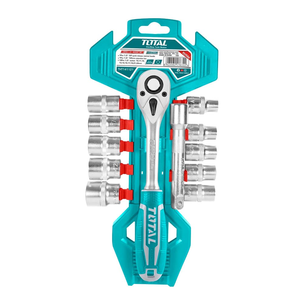 SET RACHET 1/2 + SOCKET 50BV30 12 PCS INDUSTRIAL
