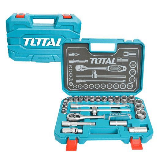 SET RACHET 1/2 + SOCKET 50BV30 17PCS INDUSTRIAL