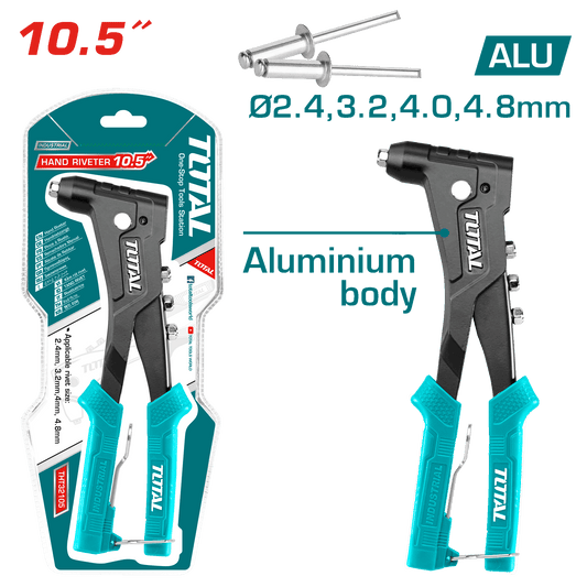 REMACHADORA ALUMINIO 10.5PULG 2.4/3.2/4.0/4.8MM REM.AL INDUSTRIAL