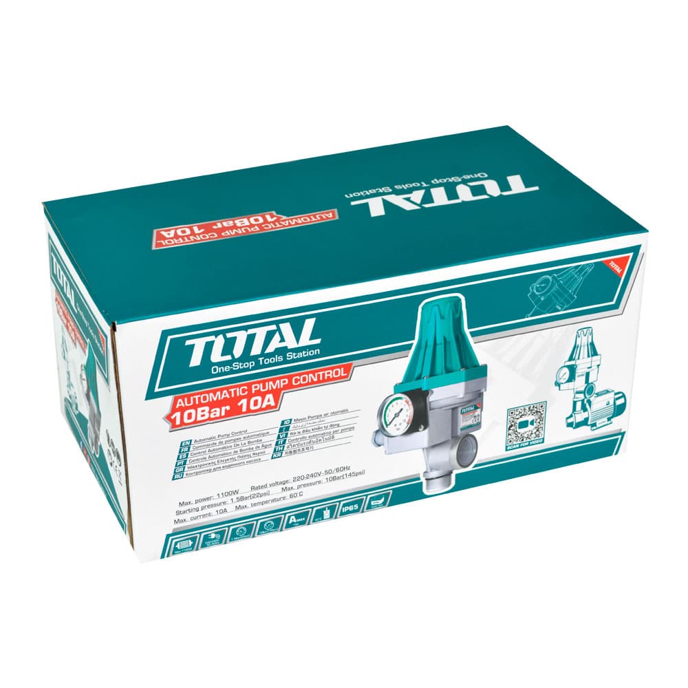 SWITCH DE BOMBA AUTOMATICO 1.5-10BAR 10A IP65 1PULG B