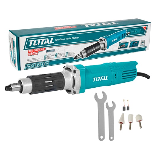 RECTIFICADOR 550W 29000RPM 6MM + ACCESORIOS INDUSTRIAL