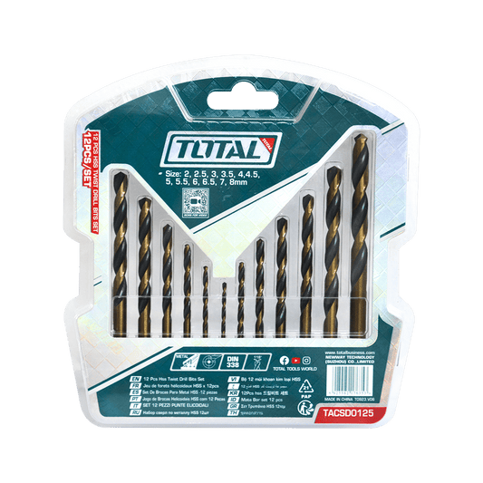 SET DE BROCAS HSS 12PZS/SET 2-8MM