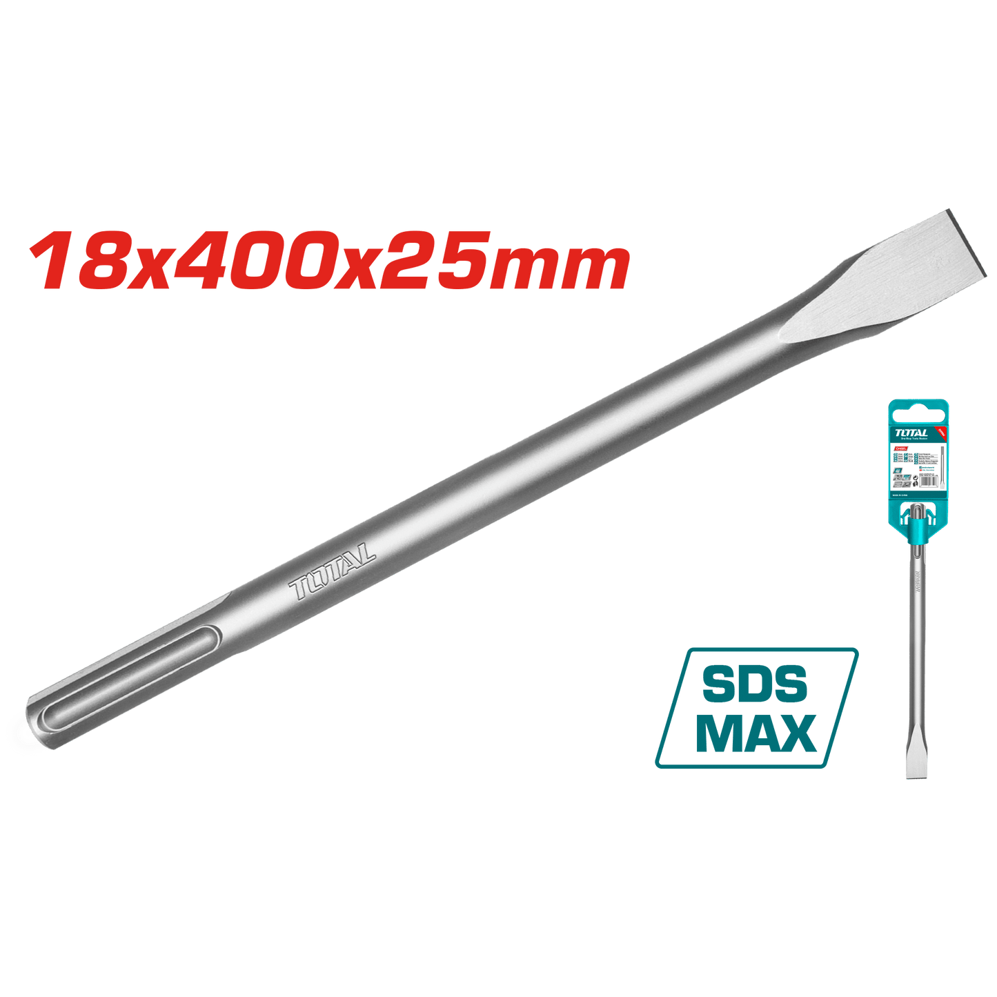 CINCEL SDS MAX 18X400X25MM PLANO INDUSTRIAL