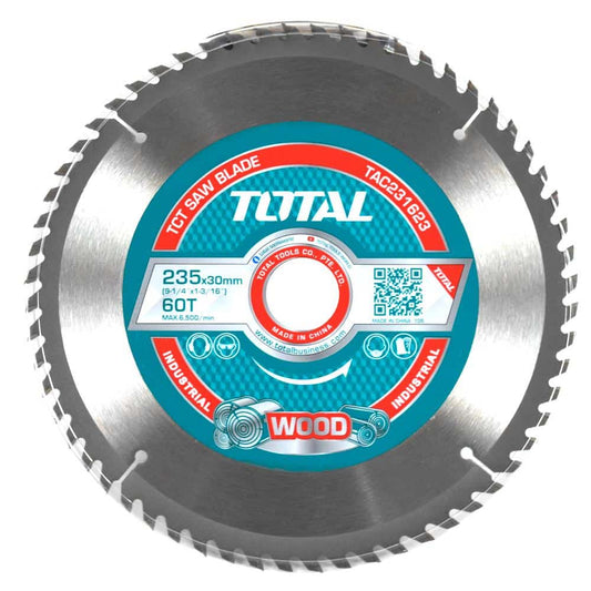 DISCO DENTADO TCT P/MADERA 235MM (9-1/4'') 60T INDUSTRIAL