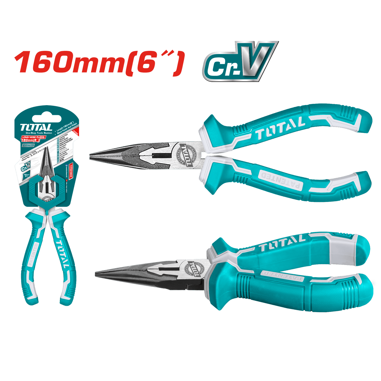 PINZA LARGA 6'' 160MM CR-V