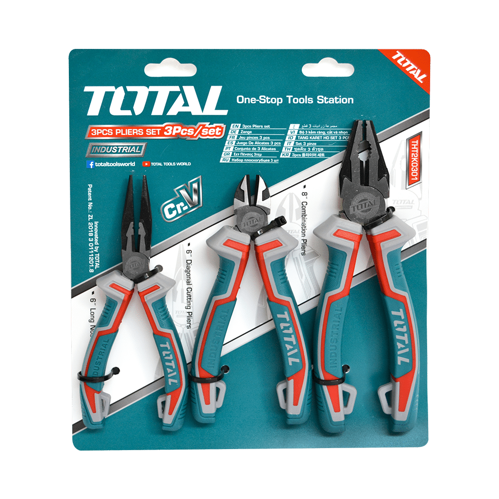 SET DE ALICATES 3 PIEZAS CR-V