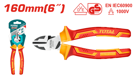 ALICATE CORTE DIAGONAL 6'' 160MM AISLADO 1000V