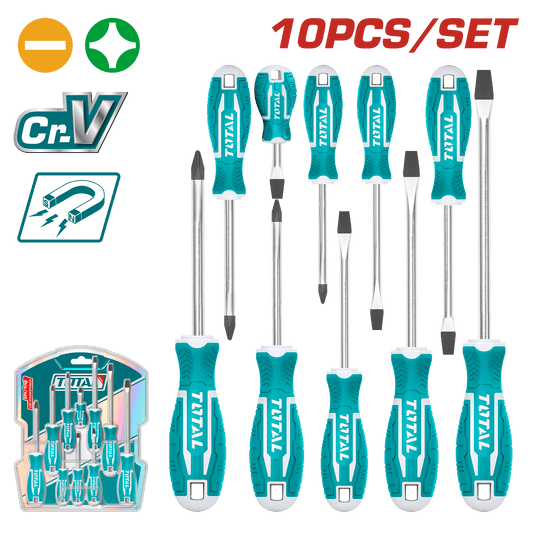 SET DESTORNILLADORES 10PZS CR-V