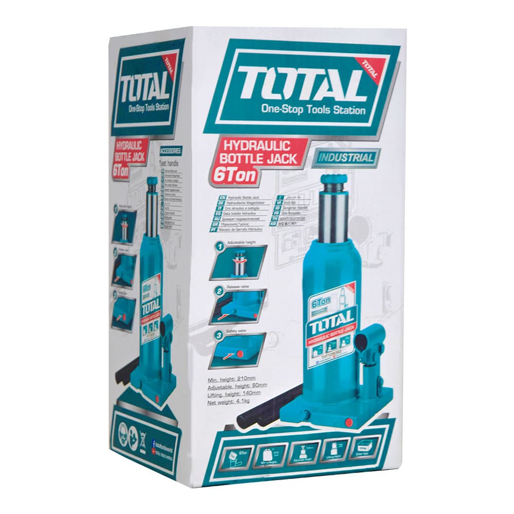 GATA BOTELLA 06TON ALTURA 210-410MM INDUSTRIAL
