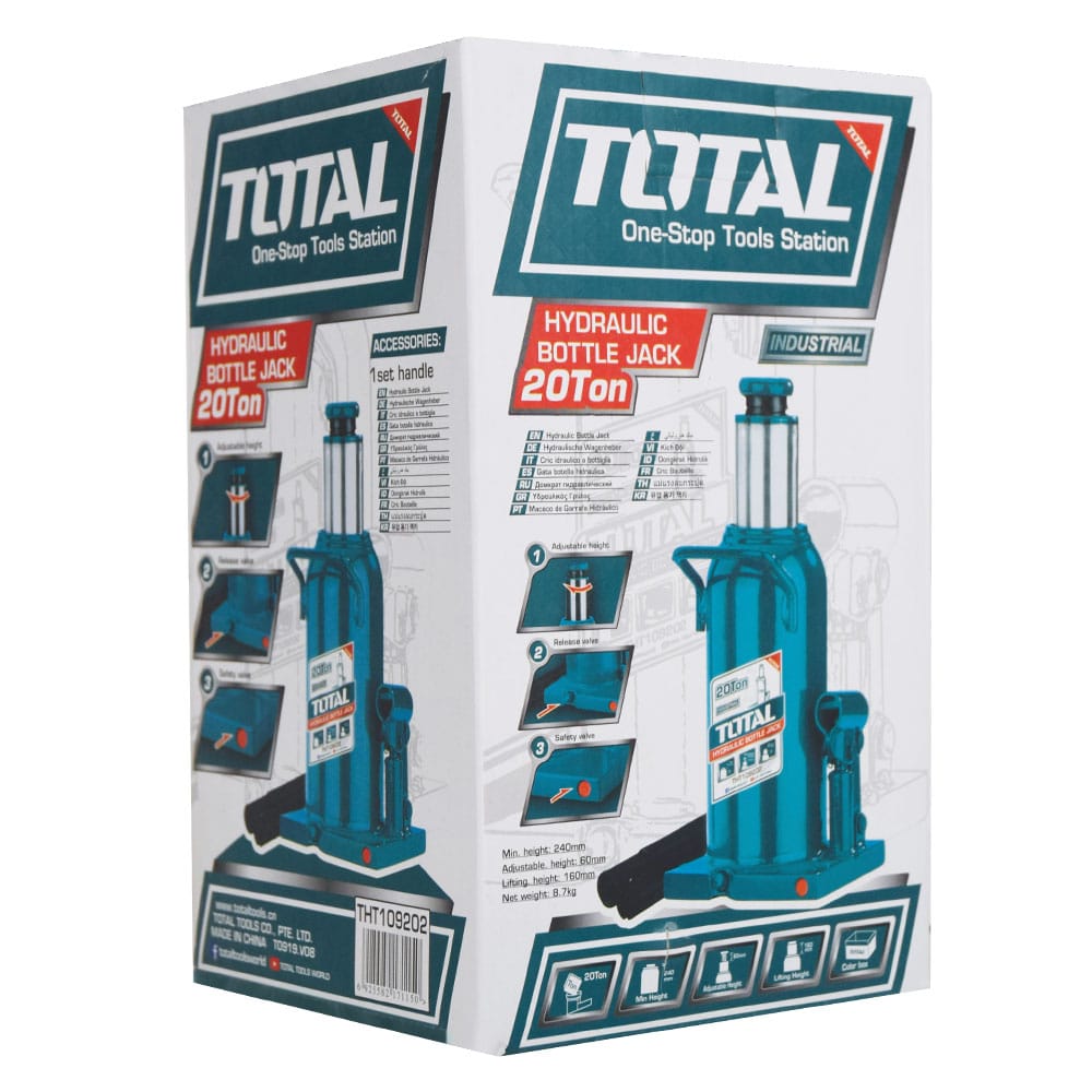 GATA BOTELLA 20TON ALTURA 240-460MM INDUSTRIAL