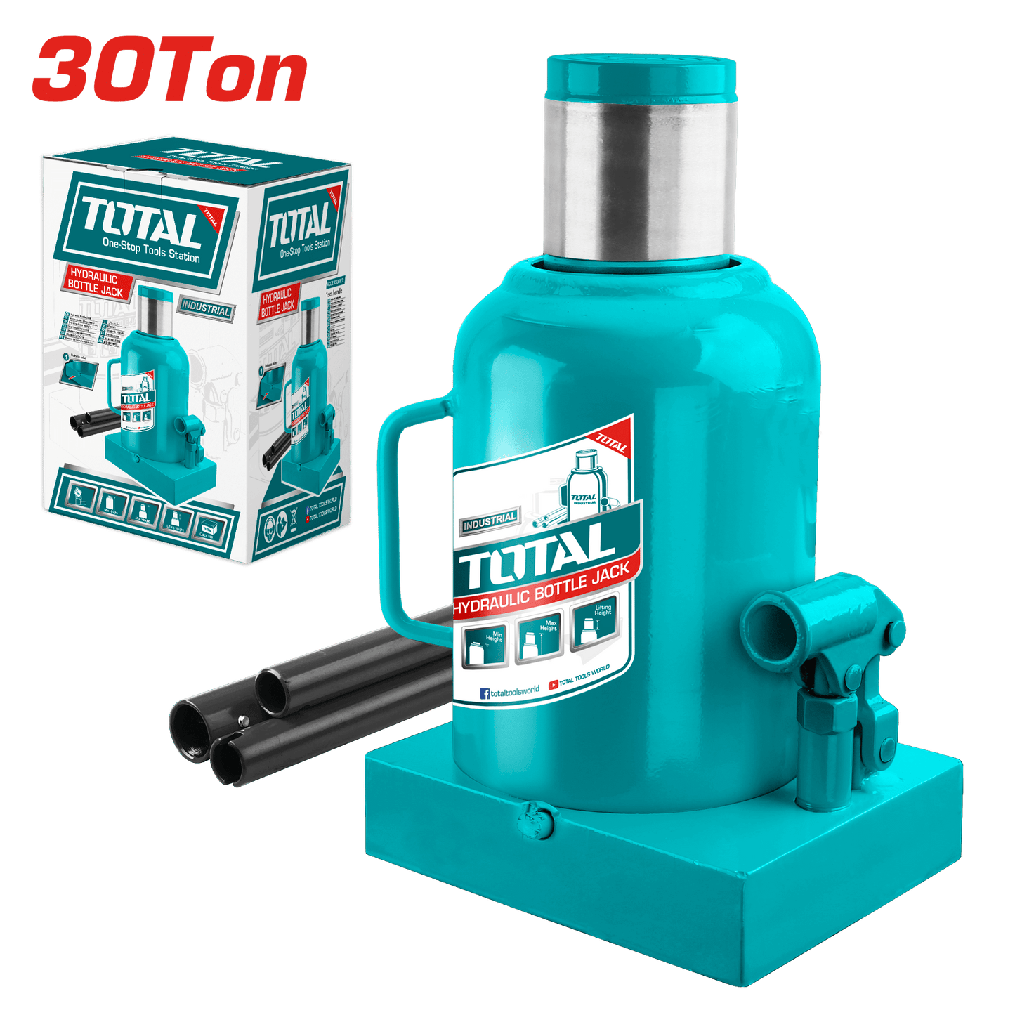 GATA BOTELLA 30TON ALTURA 260-430MM INDUSTRIAL