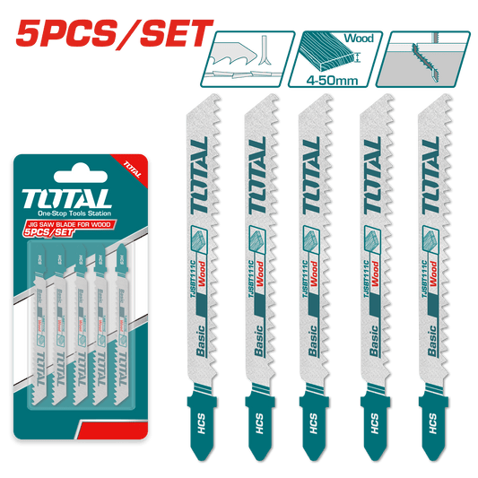 CUCHILLAS PARA CALADORA 05PZS 74MM 8TPI HCS