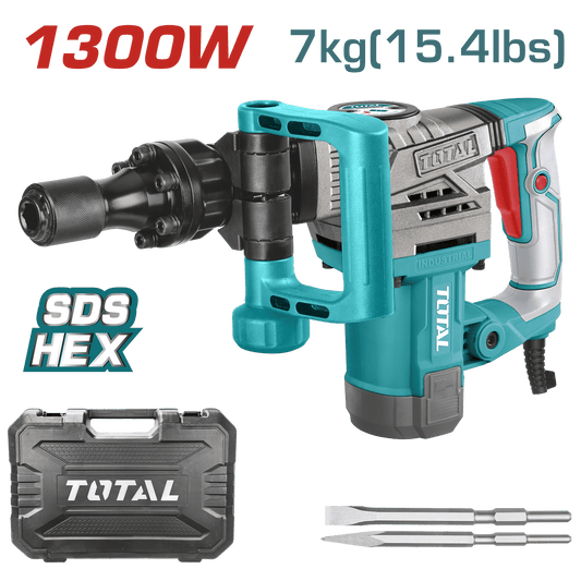 DEMOLEDOR HEX 1300W 3800BPM 20J 7KG INDUSTRIAL